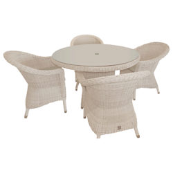 4 Seasons Outdoor Valentine 4 Seater Garden Dining Set Praia